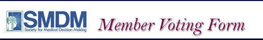 SMDM Member Voting Form